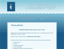 Tablet Screenshot of cisza.org.pl